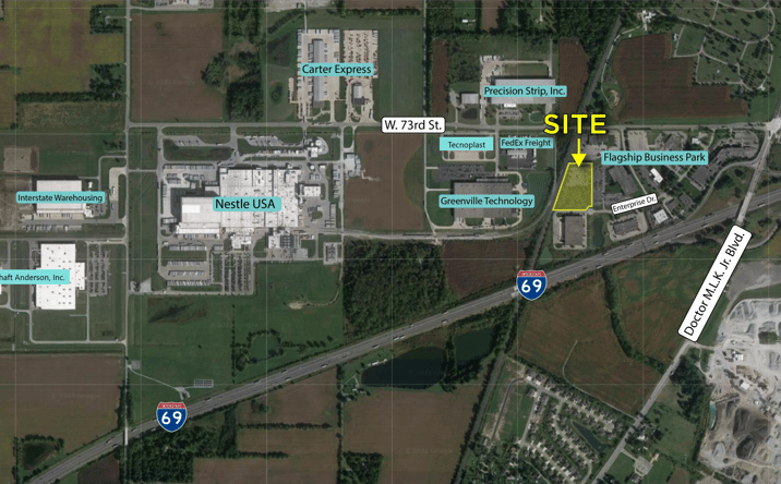 Pictures of Land property located at Lot 6, Enterprise Drive, Anderson, IN 46013 for sales - image #1
