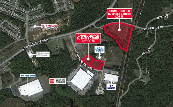 Pictures of Land property located at Lots 15/16 & 18 Enterprise Pkwy & Rogers Clark Blv, Ruther Glen, VA 22546 for sales - image #1