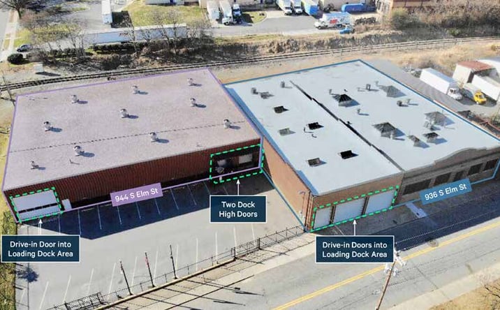 Pictures of Office, Industrial property located at 936-944 S. Elm Street, Greensboro, NC 27406 for sales - image #1