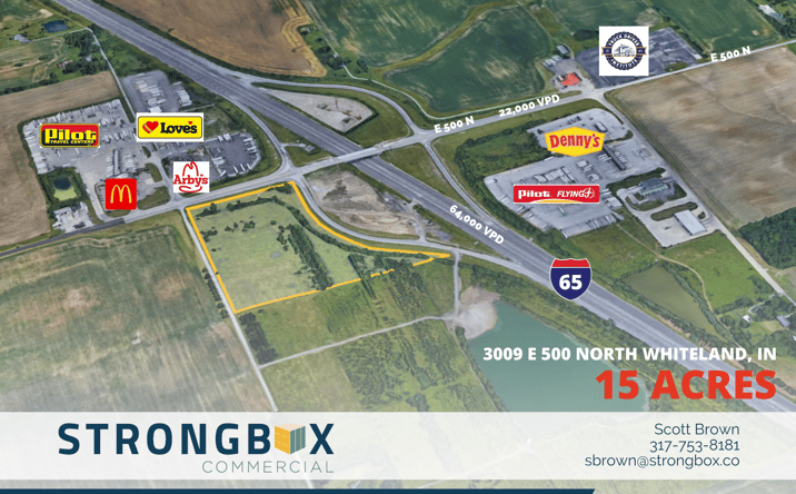 Pictures of Land property located at 3009 E County Road 500 N & N CR 300 E, Whiteland, IN 46184 for sales - image #1