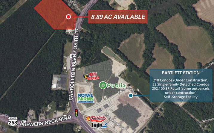 Pictures of Land property located at 14100 Carrollton Blvd, Carrollton, VA 23314 for sales - image #1