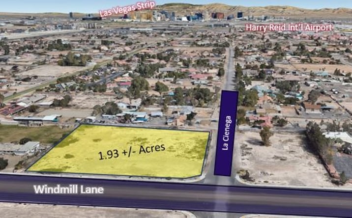 Pictures of Land property located at Windmill Ln & La Cienega, Las Vegas, NV 89123 for sales - image #1