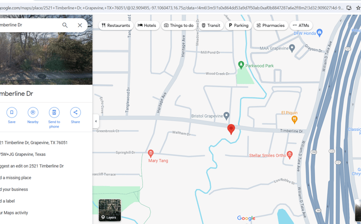 Pictures of Land property located at 2521 Timberline Dr, Grapevine, TX 76051 for sales - image #1