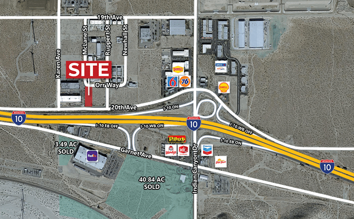 Pictures of Land property located at 20th Ave, Palm Springs, CA 92262 for sales - image #1