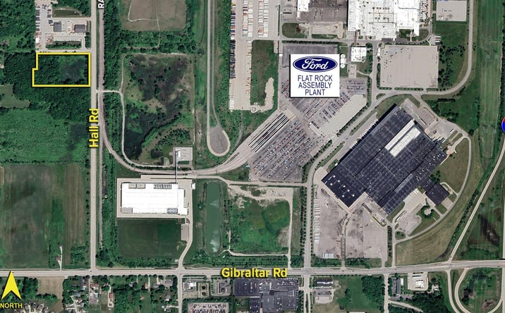 Pictures of Land property located at Hall Rd, Flat Rock, MI 48134 for sales - image #1