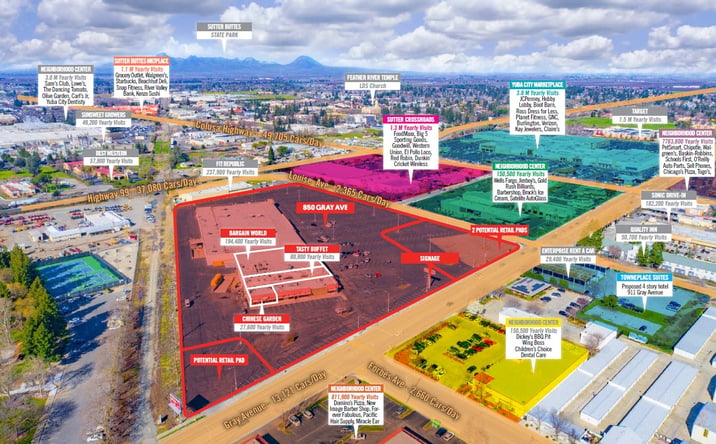 Pictures of Retail, Land property located at 850 Gray Avenue, Yuba City, CA 95991 for sales - image #1