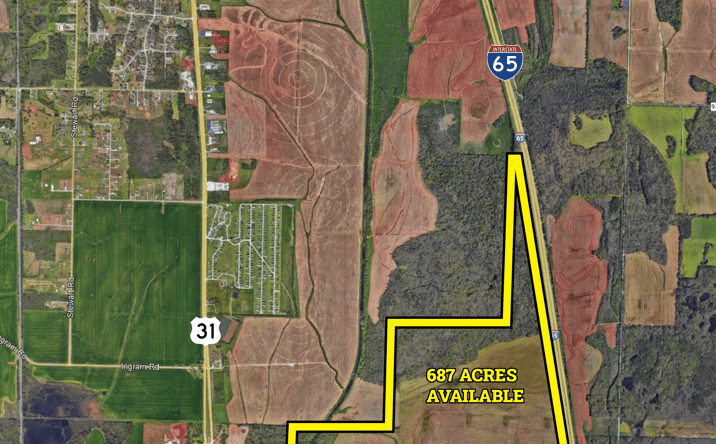 Pictures of Land property located at Martin Line Road @ I-65, Tanner, AL 35671 for sales - image #1