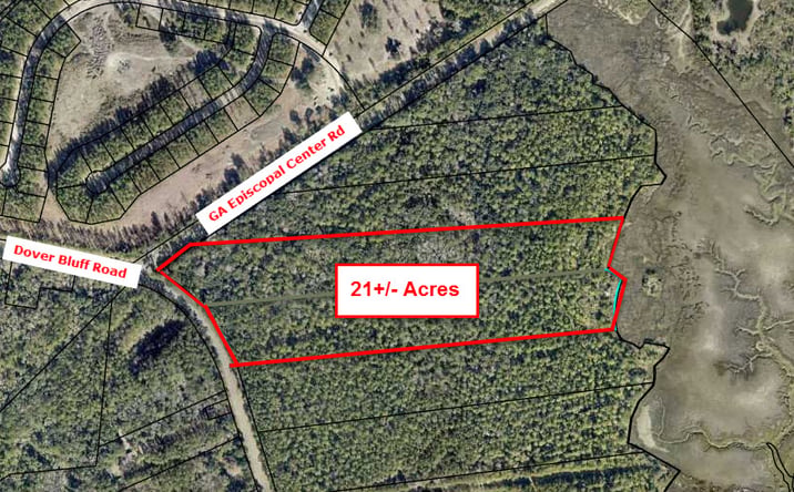Pictures of Land property located at 0 Dover Bluff Road, Waverly, GA 31565 for sales - image #1