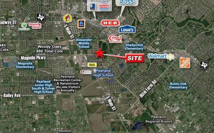 Pictures of Land property located at 3135 John Lizer Rd, Pearland, TX 77581 for sales - image #1