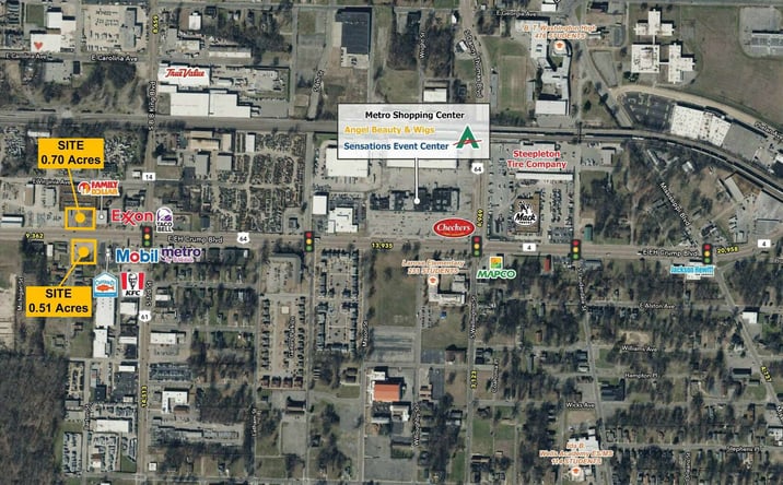 Pictures of Land property located at 166 E E.H.Crump Blvd, Memphis, TN 38106 for sales - image #1