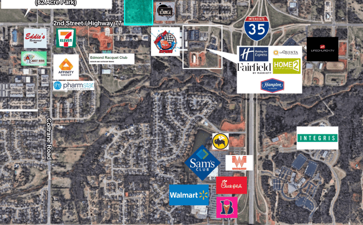 Pictures of Land property located at 2nd Street Development Land, Edmond, OK 73003 for sales - image #1