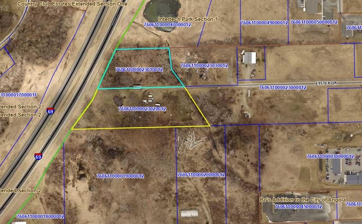 Pictures of Land property located at 595 Eyster Drive, Angola, IN 46703 for sales - image #1