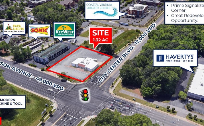Pictures of Industrial, Retail property located at 11847 Jefferson Ave, Newport News, VA 23606 for sales - image #1