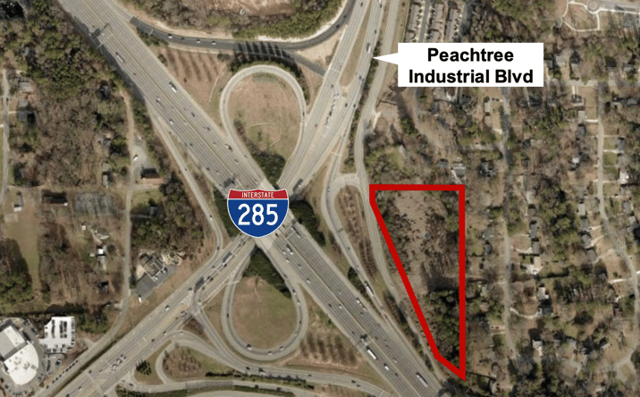 Pictures of Land property located at 6115 Peachtree Industrial Blvd, Atlanta, GA 30360 for sales - image #1