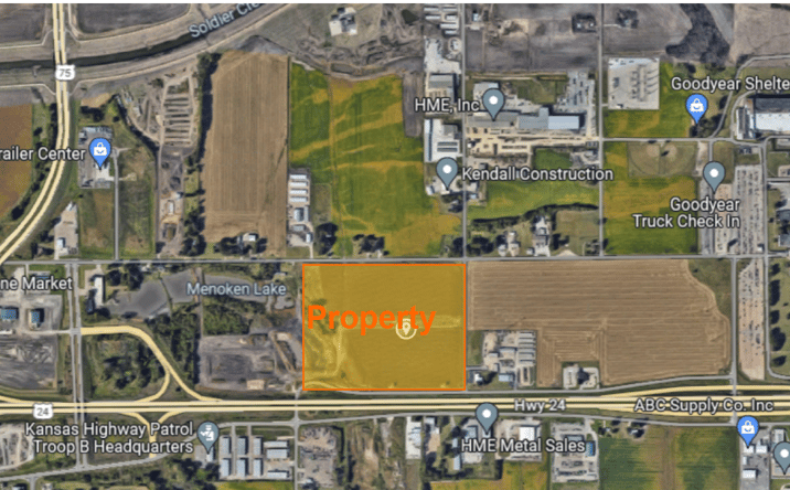 Pictures of Land property located at 2310 NW Frontage Rd, Topeka, KS 66618 for sales - image #1