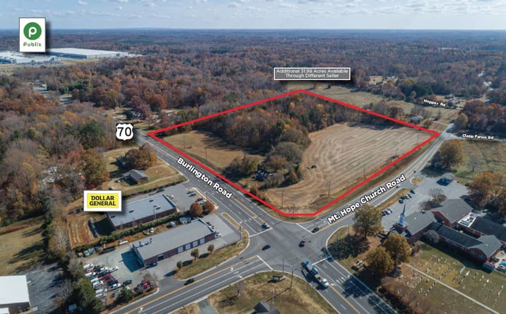 Pictures of Land property located at 5200 Burlington Rd, McLeansville, NC 27301 for sales - image #1