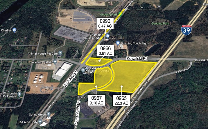 Pictures of Land property located at Kowalski Rd, Kronenwetter, WI 54455 for sales - image #1