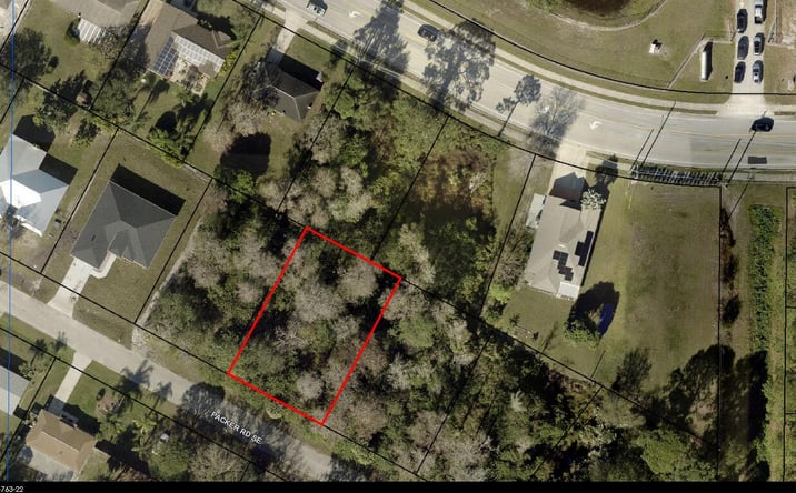 Pictures of Land property located at 1299 Packer Road SE, Palm Bay, FL 32909 for sales - image #1