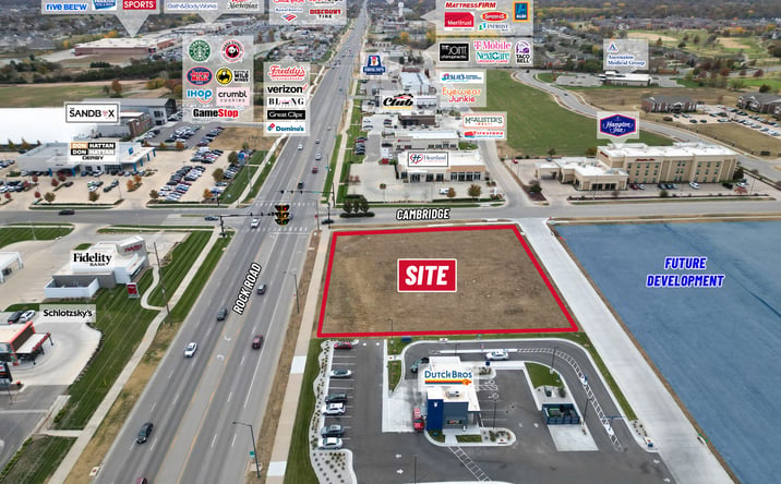 Pictures of Land property located at Derby, Rock Rd. & Cambridge St. NW/c, Derby, KS 67037 for sales - image #1