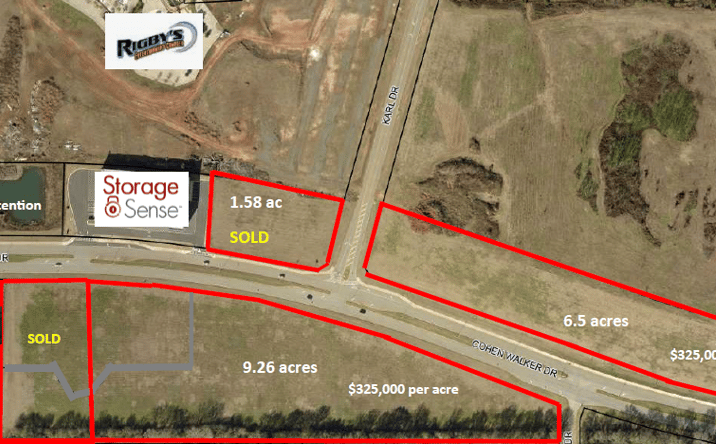 Pictures of Land property located at 605 Cohen Walker Dr, Warner Robins, GA 31088 for sales - image #1