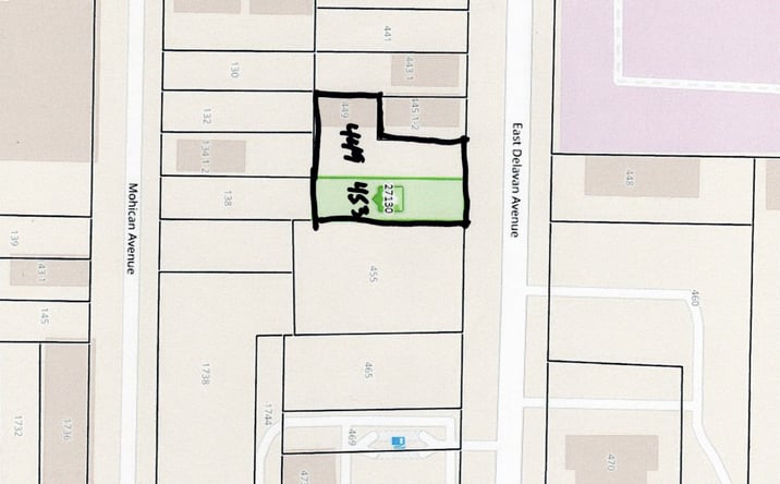 Pictures of Land property located at 449 & 453 E Delavan Ave, Buffalo, NY 14213 for sales - image #1