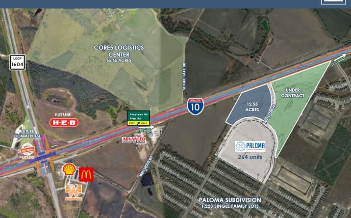 Pictures of Land property located at IH-10 and N Loop 1604 E, Converse, TX 78109 for sales - image #1
