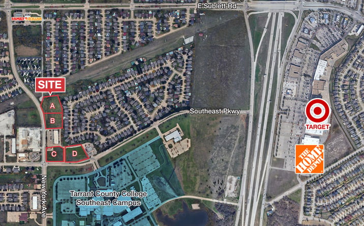 Pictures of Land property located at 6479 New York Ave., Arlington, TX 76018 for sales - image #1
