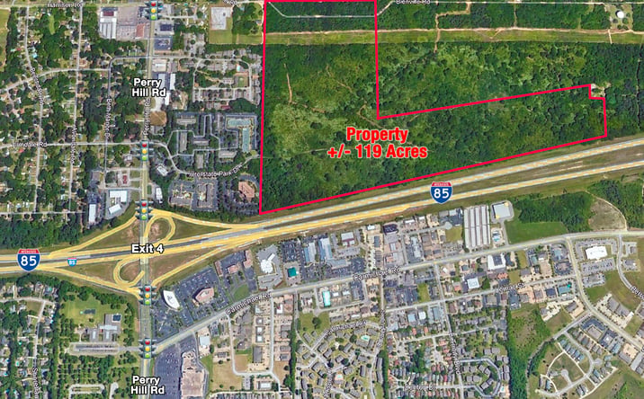 Pictures of Land property located at Perry Hill Rd, Montgomery, AL 36109 for sales - image #1