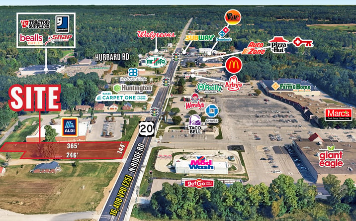 Pictures of Land property located at 6521 N Ridge Rd, Madison, OH 44057 for sales - image #1