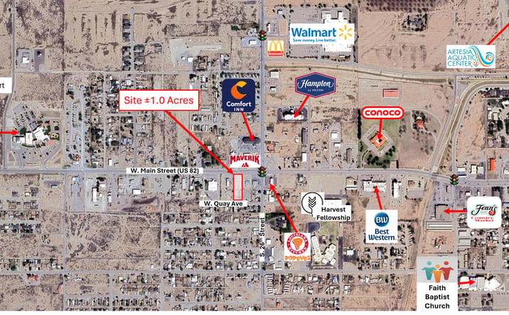 Pictures of Land property located at 2607 W Main St, Artesia, NM 88210 for sales - image #1