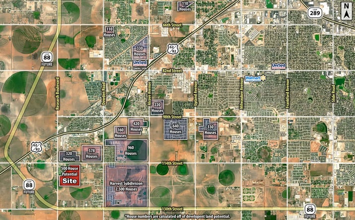 Pictures of Land property located at SWC 20th St & Flint Ave, Wolfforth, TX 79382 for sales - image #1