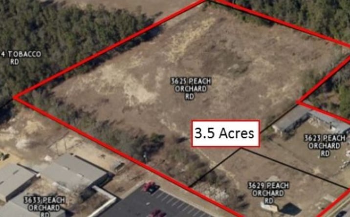 Pictures of Land property located at 3625 Peach Orchard Rd, Augusta, GA 30906 for sales - image #1