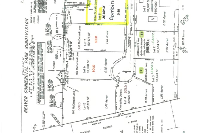 Pictures of Land property located at 100 & 120 McDonald Lane, Grants Pass, OR 97527 for sales - image #1