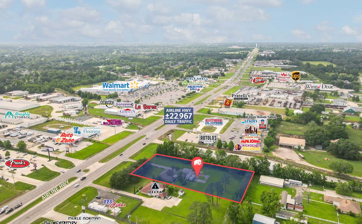 Pictures of Land property located at 17444 Airline Hwy, Prairieville, LA 70769 for sales - image #1