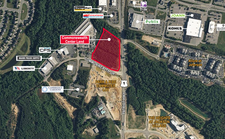 Pictures of Land property located at Commonwealth Drive & Patriot Highway, Fredericksburg, VA 22407 for sales - image #1