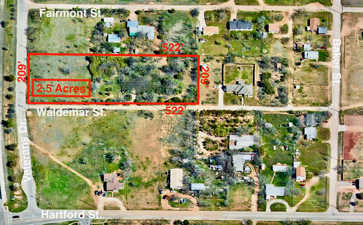 Pictures of Land property located at 6216 Waldemar St, Abilene, TX 79605 for sales - image #1
