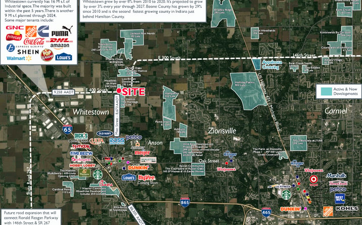 Pictures of Land property located at NEC S 650 E & E 400 S, Lot 4, Whitestown, IN 46075 for sales - image #1