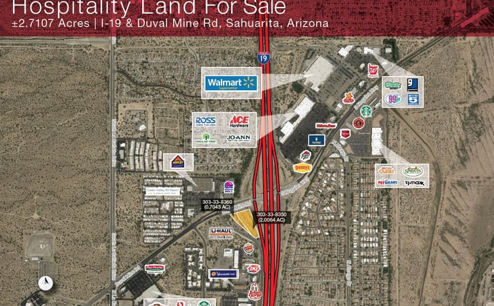 Pictures of Land property located at I-19 & Duval Mine Rd, Sahuarita, AZ 85614 for sales - image #1