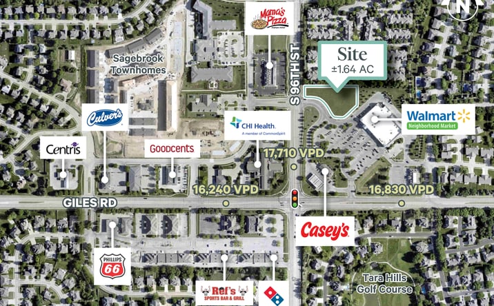 Pictures of Land property located at 9460 Giles Rd, La Vista, NE 68128 for sales - image #1