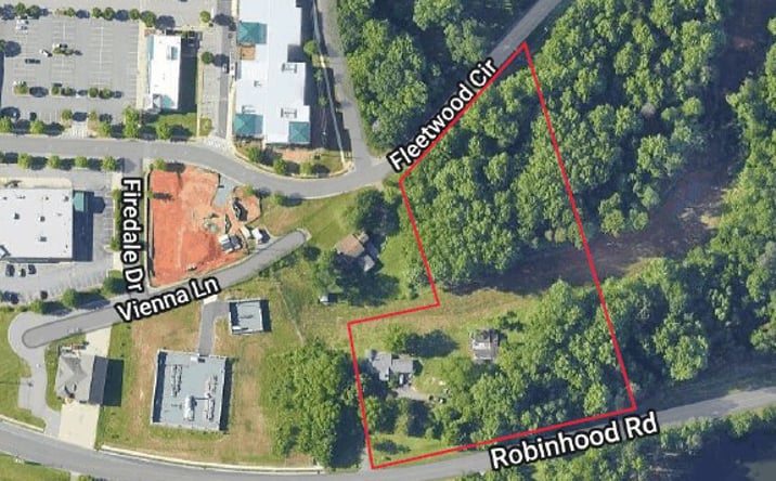 Pictures of Land property located at 5125 Robinhood Rd, Winston-Salem, NC 27106 for sales - image #1
