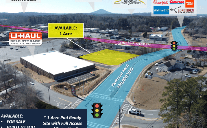 Pictures of Land property located at E Piedmont Rd, Marietta, GA 30066 for sales - image #1