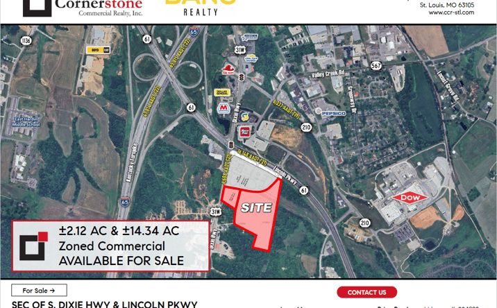 Pictures of Land property located at Sec of S. Dixie Hwy & Lincoln Pkwy, Elizabethtown, KY 42701 for sales - image #1