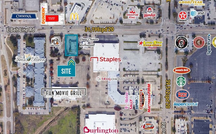 Pictures of Retail, Land property located at 1230 E Belt Line Rd, Richardson, TX 75081 for sales - image #1
