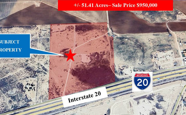 Pictures of Land property located at TBD Interstate 20 Frontage Rd, Stanton, TX 79782 for sales - image #1