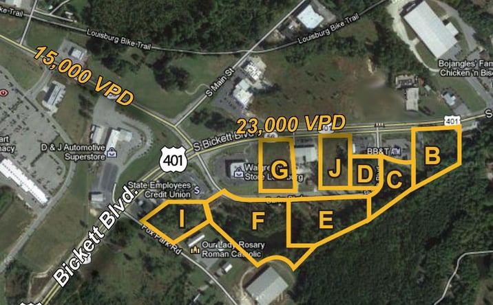 Pictures of Land property located at 513 Louisburg Road, Louisburg, NC 27549 for sales - image #1