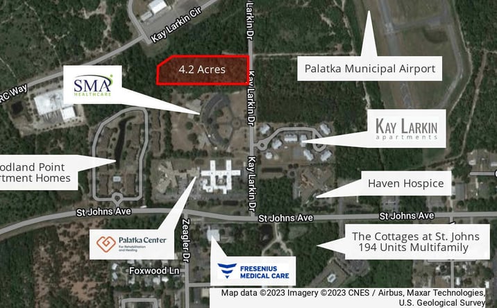 Pictures of Land property located at 340 Kay Larkin Dr, Palatka, FL 32177 for sales - image #1