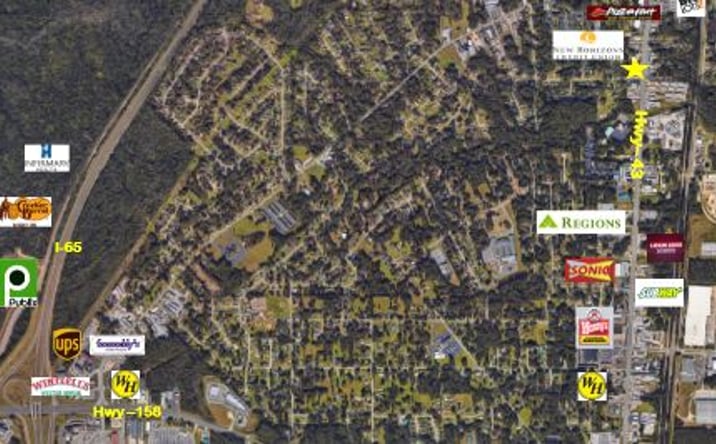 Pictures of Land property located at 207 US-43, Saraland, AL 36571 for sales - image #1
