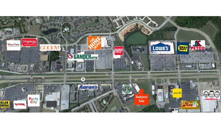 Pictures of Land property located at 2045 Eastern Blvd, Montgomery, AL 36117 for sales - image #1