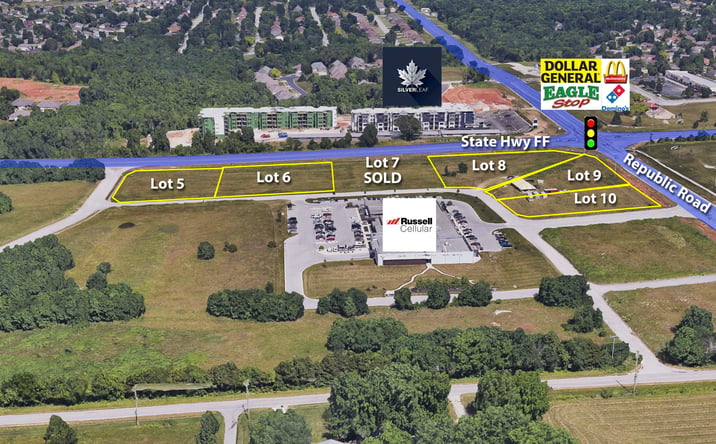 Pictures of Land property located at 4070 Wilson Creek Marketplace Rd, Battlefield, MO 65619 for sales - image #1