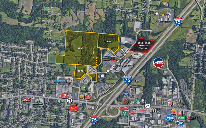 Pictures of Land property located at Commerce Center Dr, Franklin, OH 45005 for sales - image #1